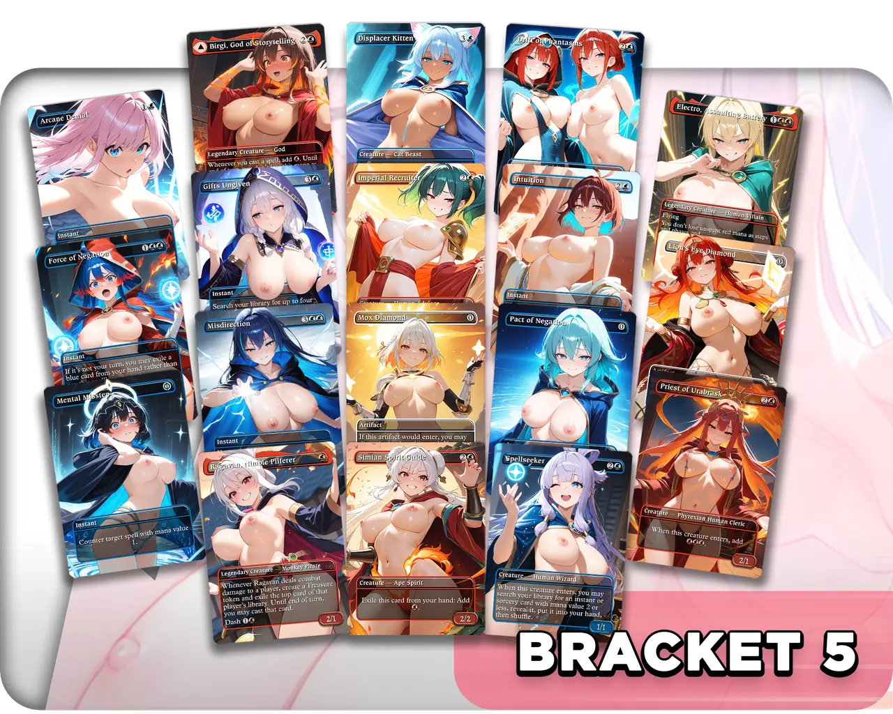 Vivi Ornitier Spellslinger | 18+ NSFW | Wizard Waifus | Upgrade Sets