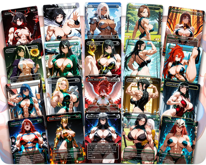 Saskia the Unyielding | Muscle Mommy Waifus | Commander Deck