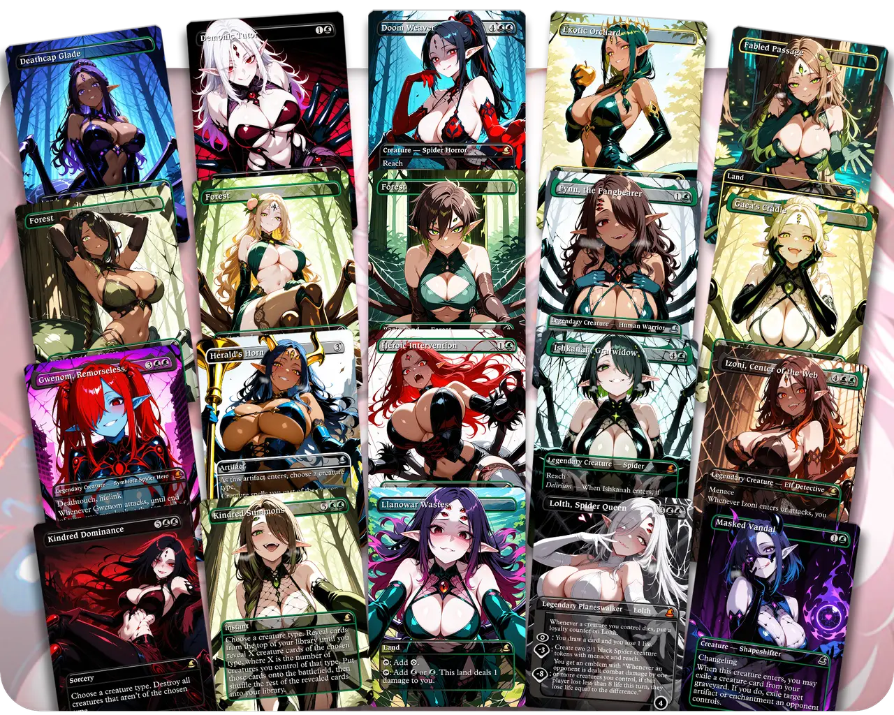 Shelob, Child of Ungoliant | Yandere Spider Waifus | Commander Deck