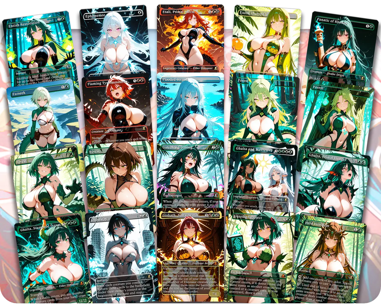 Pantlaza Dinosaur Tribal | Dino Waifus | Commander Deck