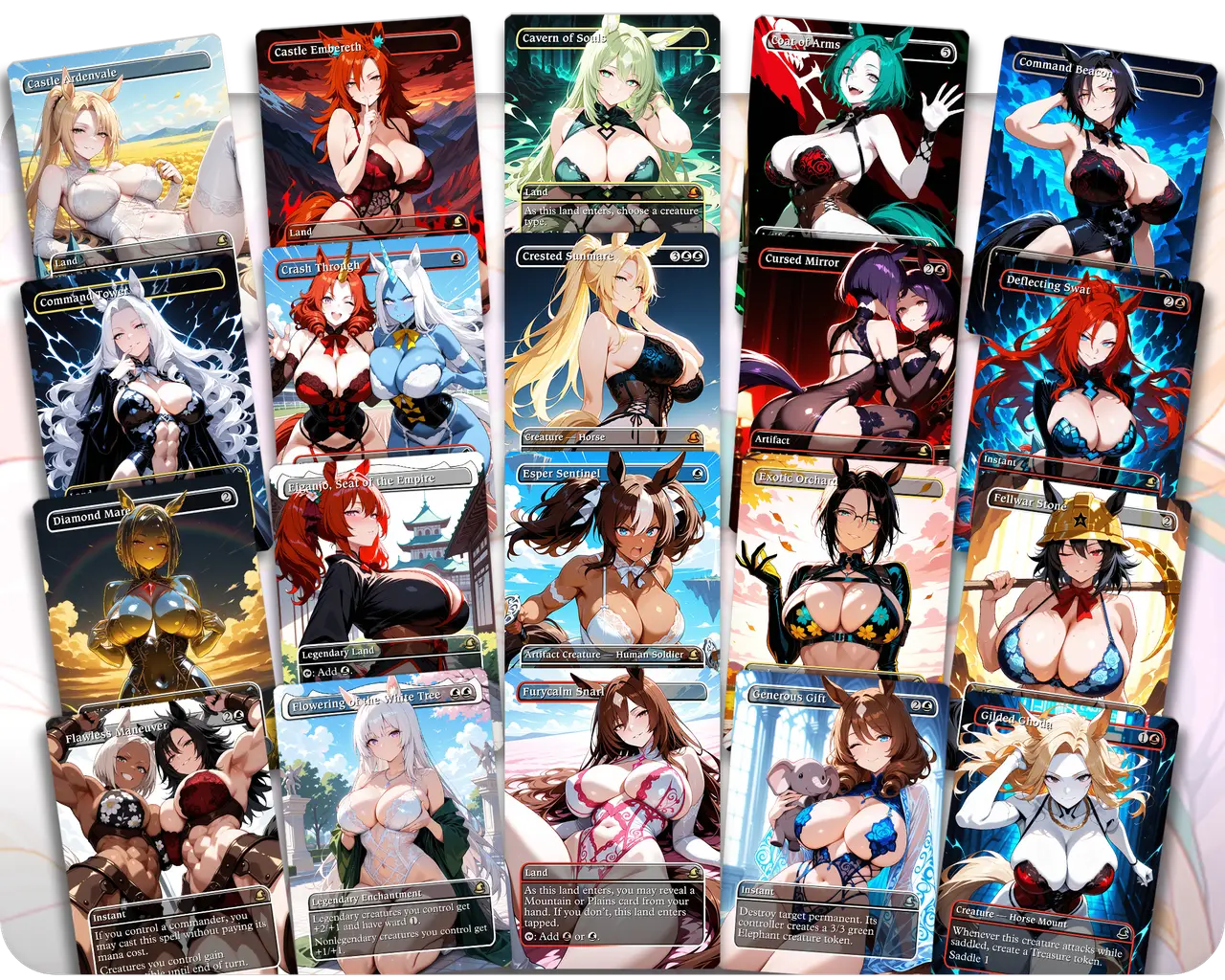 Shadowfax Horse Tribal | Horse Waifus | Commander Deck