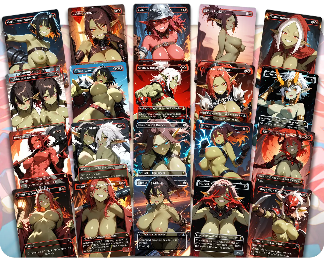 Krenko Goblin Tribal | 18+ NSFW | Goblin Waifus | Commander Deck