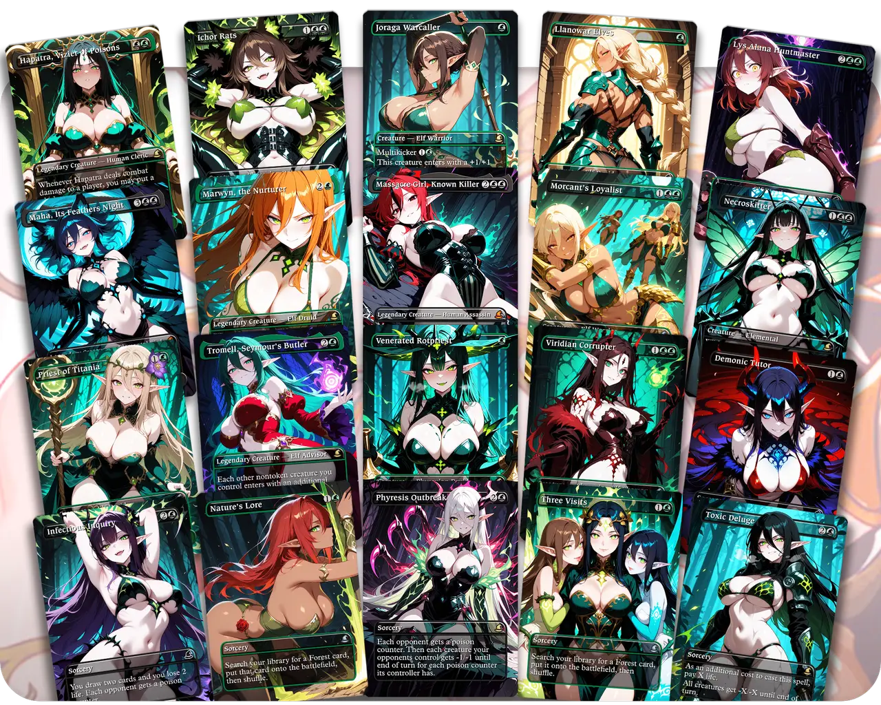 High Perfect Morcant | Noble Elf Waifus | Commander Deck