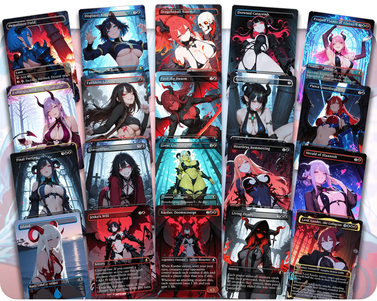 Be'lakor Demons Tribal | Demon Waifus Theme | Commander Deck