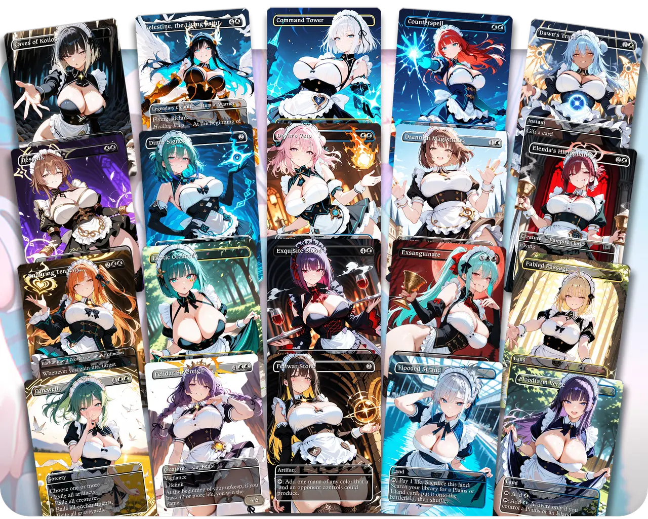 Oloro Time to Cleanup | Maid Waifus | Commander Deck