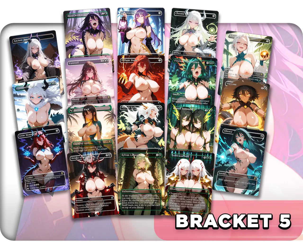 Pantlaza Dinosaur Tribal | 18+ NSFW | Dino Waifus | Upgrade Sets