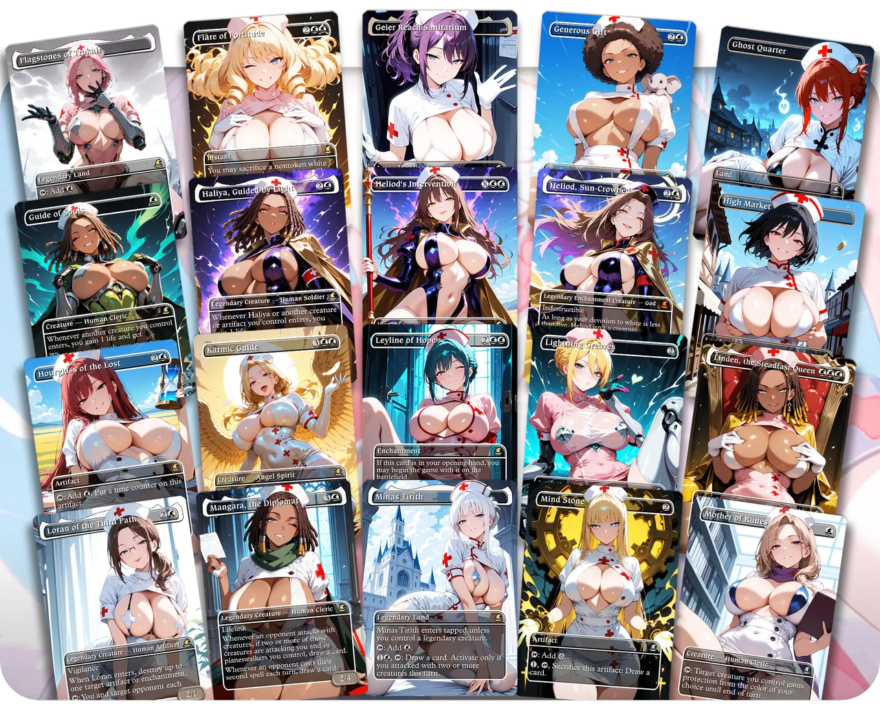 Celestine, the Living Saint | Nurse Waifus | Commander Deck
