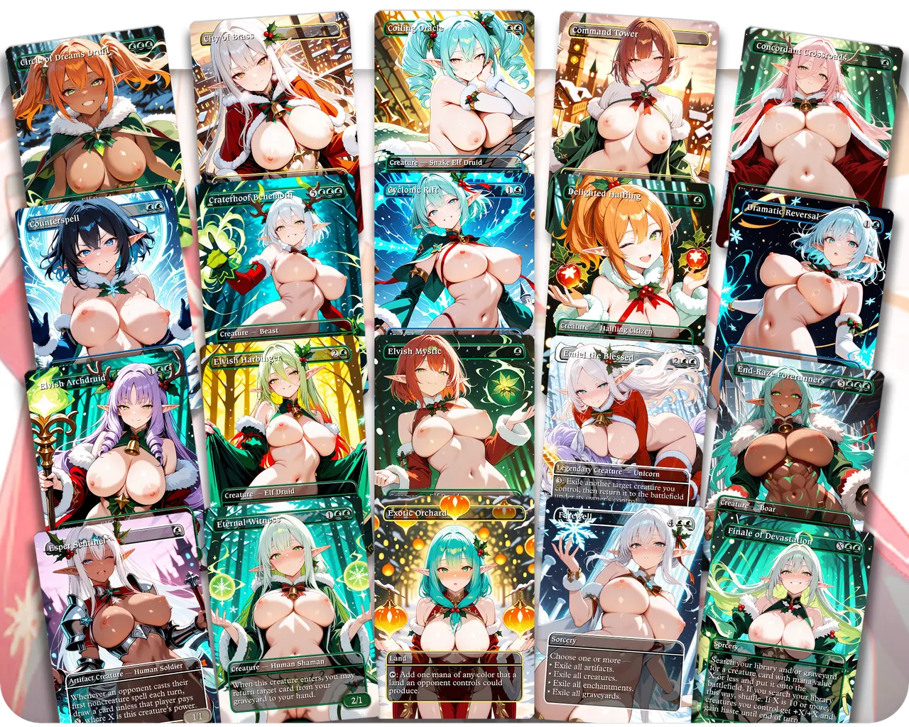 Galadriel Mama Noel | 18+ NSFW | Christmas Special | Commander Deck