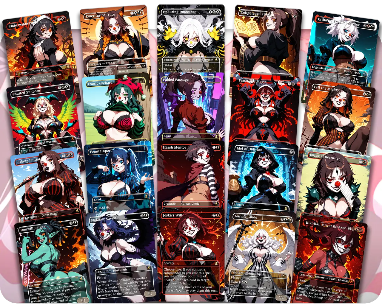 The Jolly Balloon Man | Crazy Clown Waifus | Commander Deck