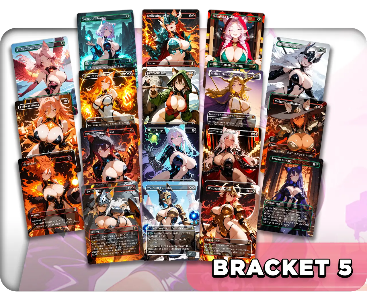 Rin and Seri Tribal | Cat and Dog Waifus | Upgrade Sets