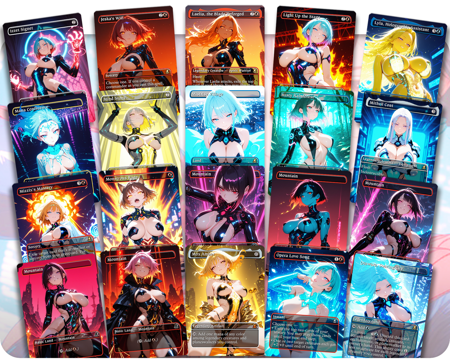 Spider-Man 2099 Voltron | Cyberpunk Waifus Theme | Commander Deck