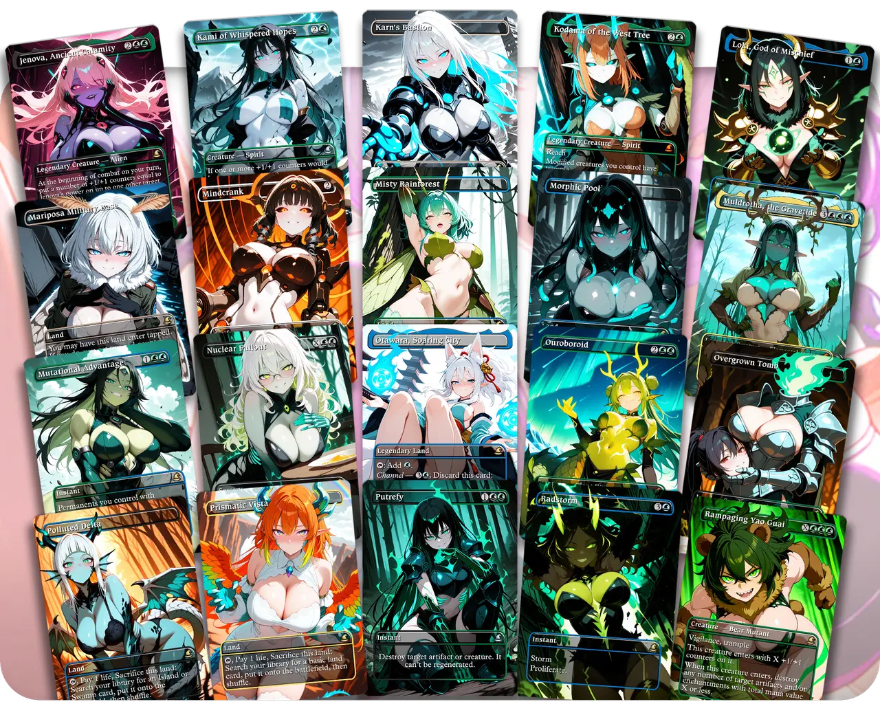 The Wise Mothman | Monster Waifus | Commander Deck