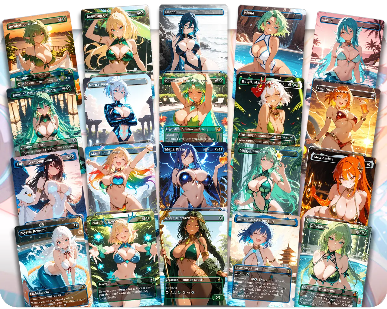 Tidus Pool Party | Swimsuit Waifus | Commander Deck