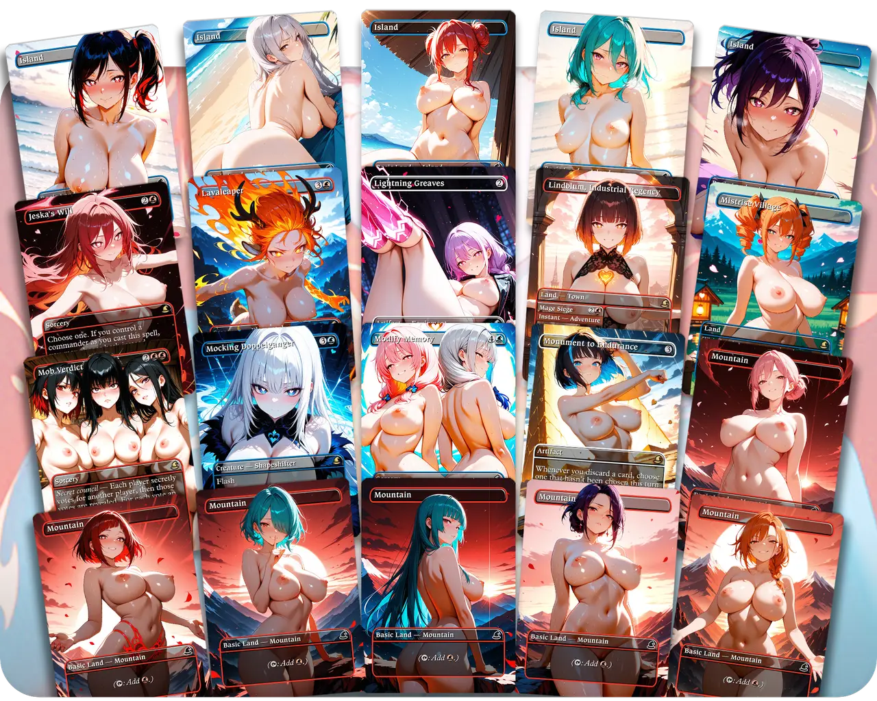 Ashling Double Sides of Love | 18+ NSFW | Valentines Special | Commander Deck