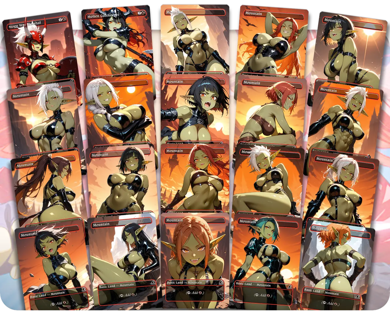 Krenko Goblin Tribal | Goblin Waifus | Commander Deck