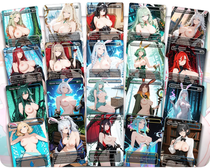 Ms. Bumbleflower Rabbits | 18+ NSFW | Bunny Waifus Tribal | Commander Deck