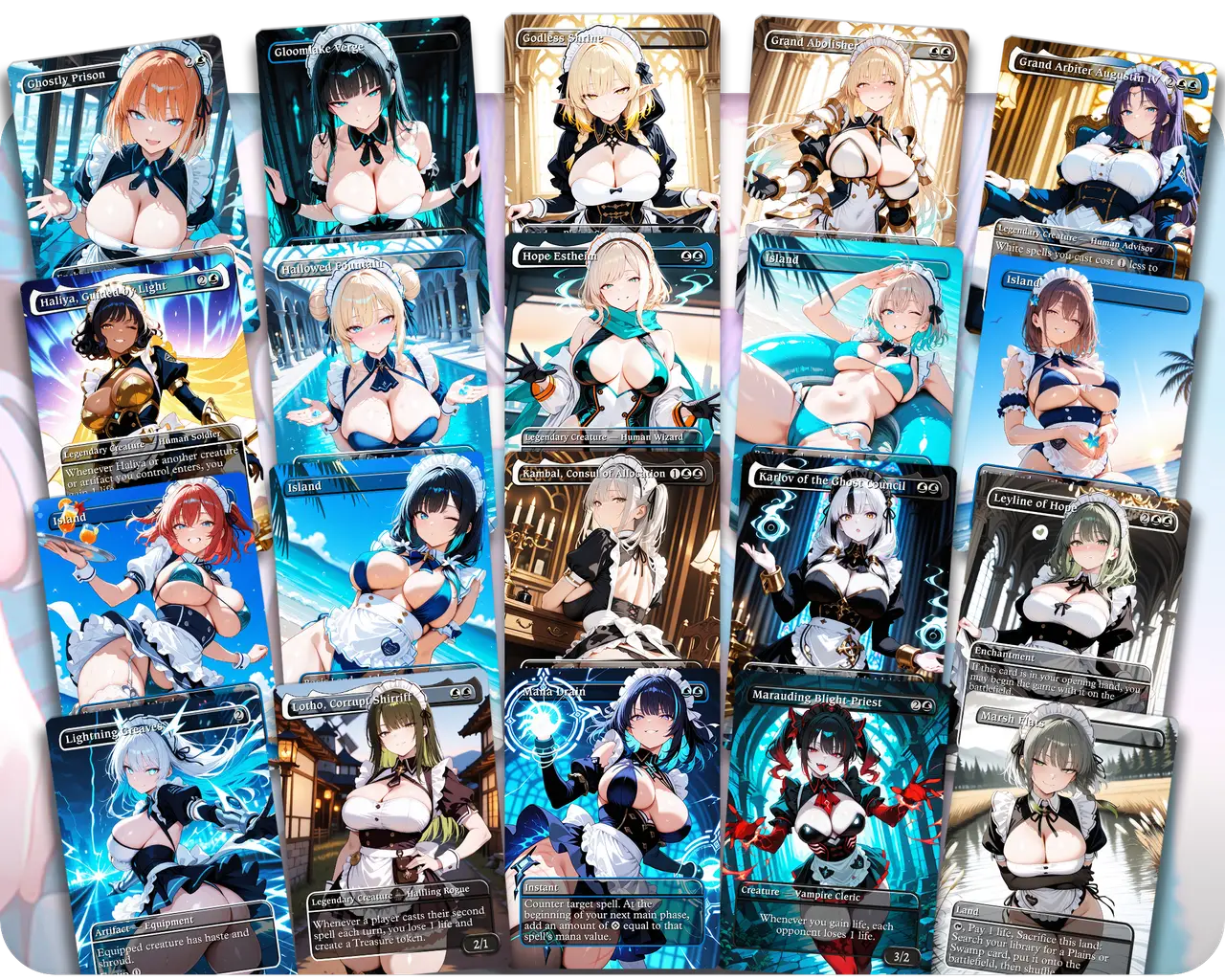 Oloro Time to Cleanup | Maid Waifus | Commander Deck