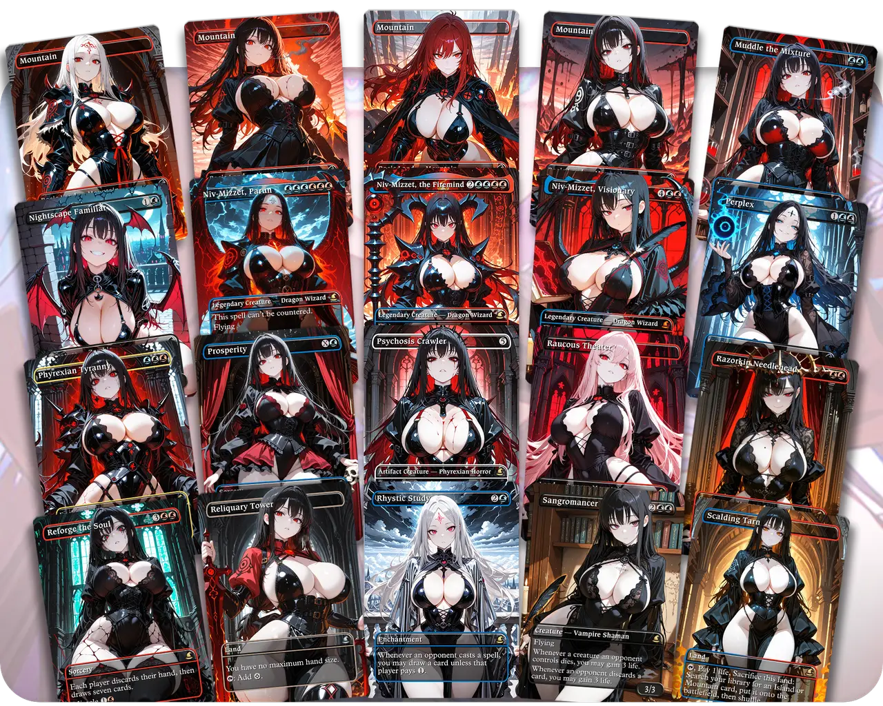Nekusar Wheel | Goth Waifus Theme | Commander Deck