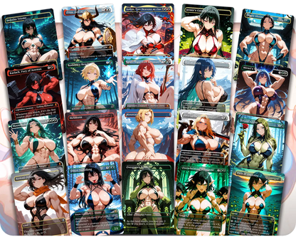 Saskia the Unyielding | Muscle Mommy Waifus | Commander Deck