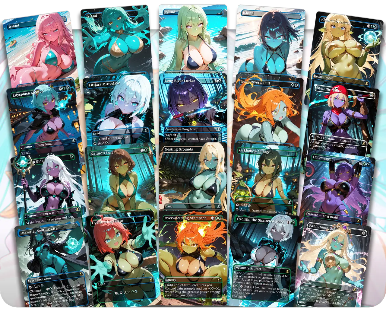Clement Frog Tribal | Frog Waifus | Commander Deck