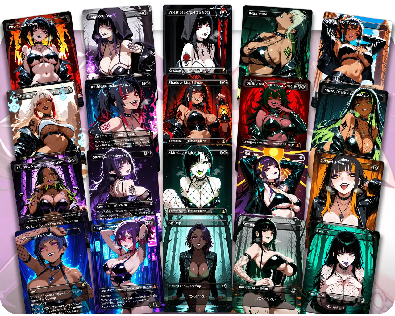 Shadowheart, Dark Justiciar | Alt Goth Waifus | Commander Deck