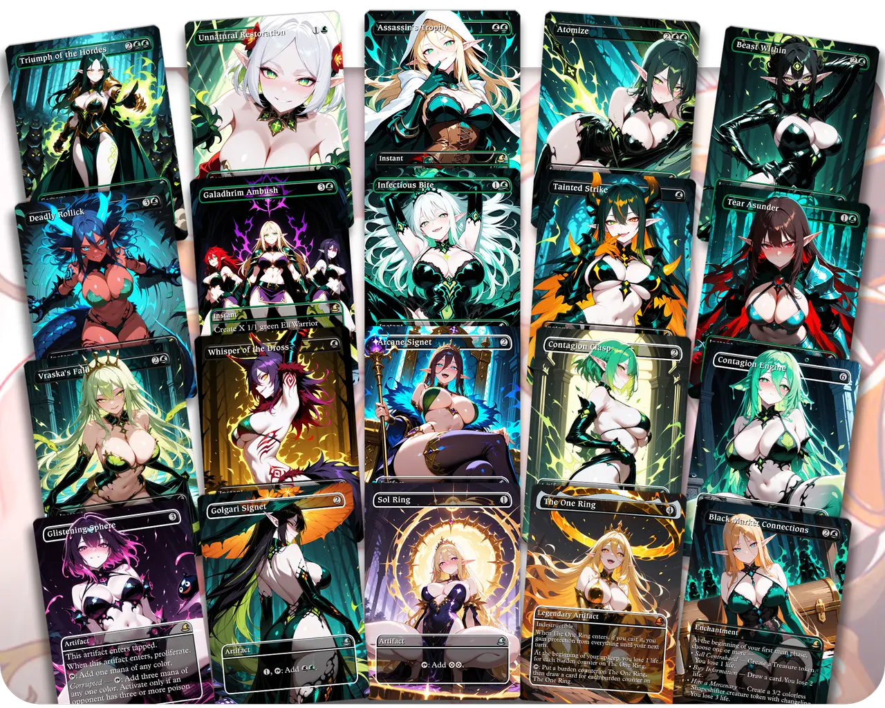 High Perfect Morcant | Noble Elf Waifus | Commander Deck