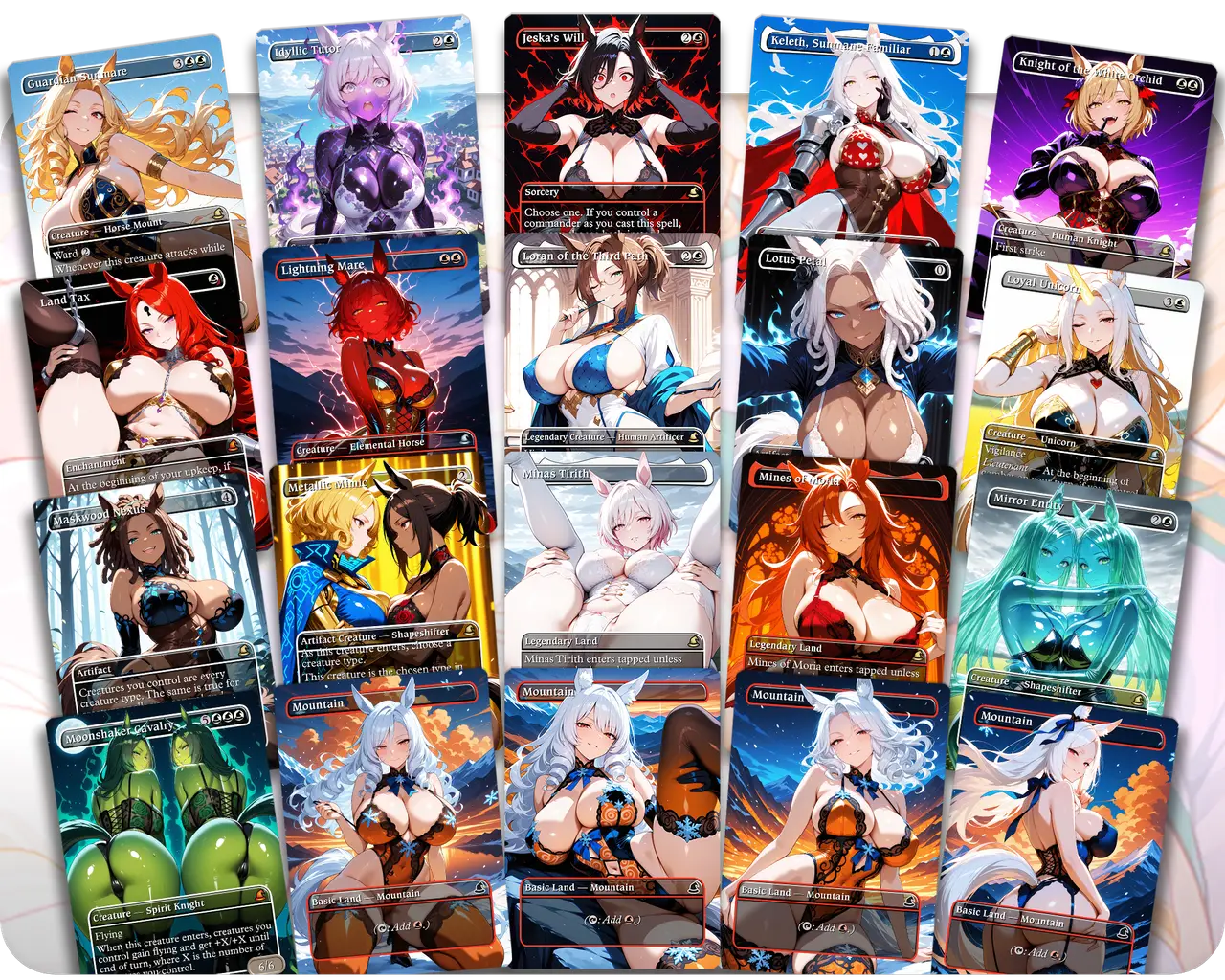 Shadowfax Horse Tribal | Horse Waifus | Commander Deck