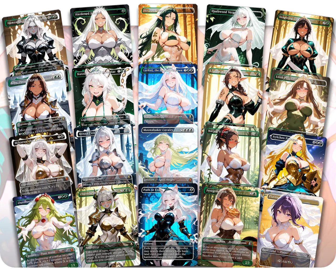 Aragorn and Arwen | Wedding Waifus | Commander Deck