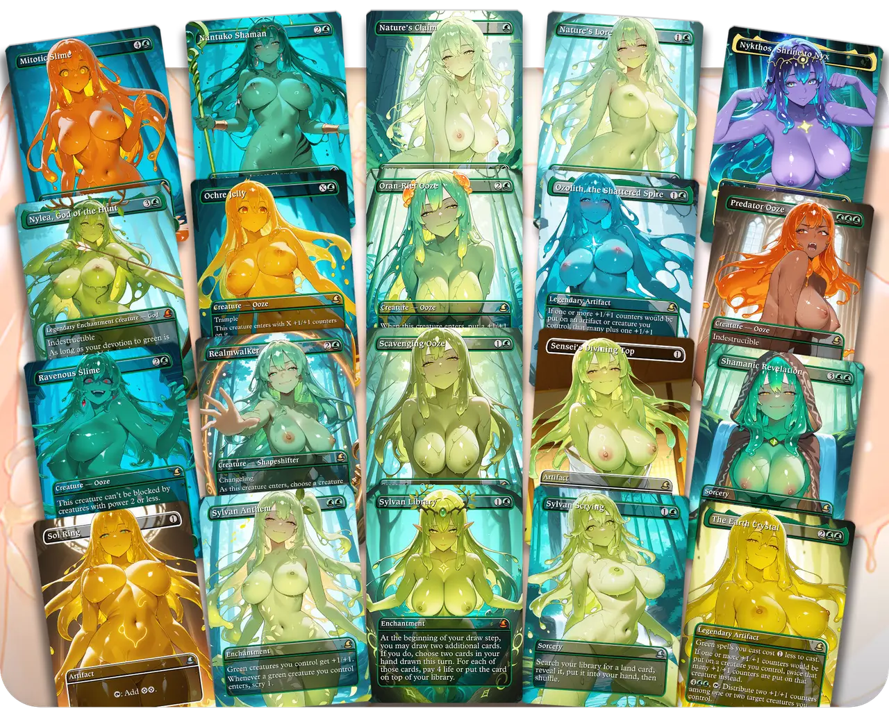 Aeve Ooze Tribal | 18+ NSFW | Slime Waifus | Commander Deck