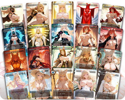 Rin and Seri Tribal | 18+ NSFW | Cat and Dog Waifus | Commander Deck