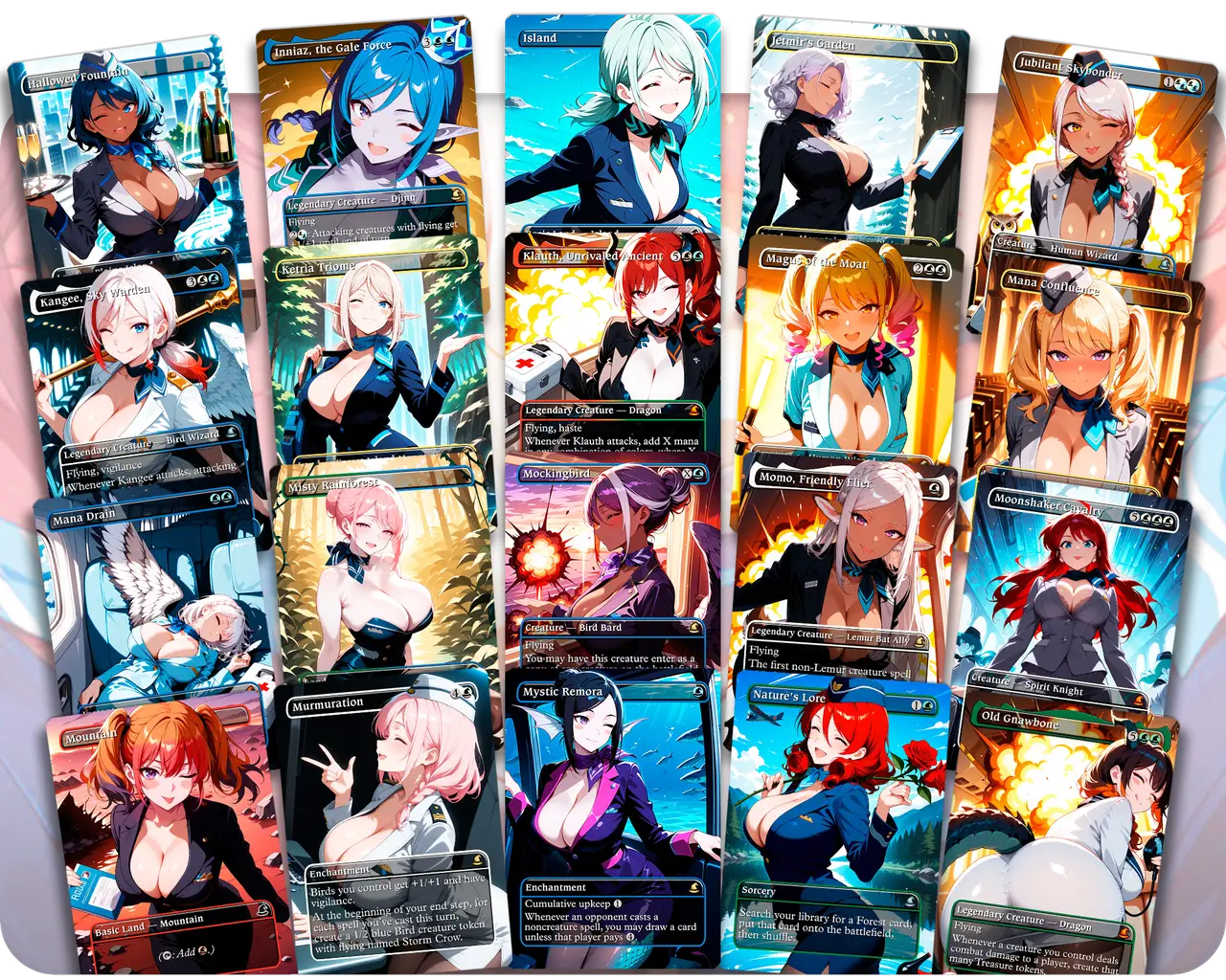 Kynaios and Tiro of Meletis | Flight Attendants | Commander Deck
