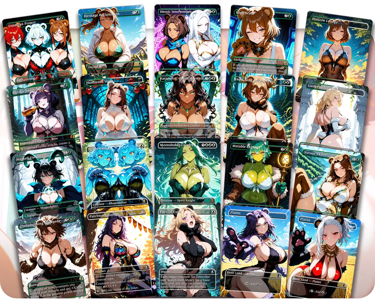 Wilson & Folk Hero | Bear Waifus | Commander Deck