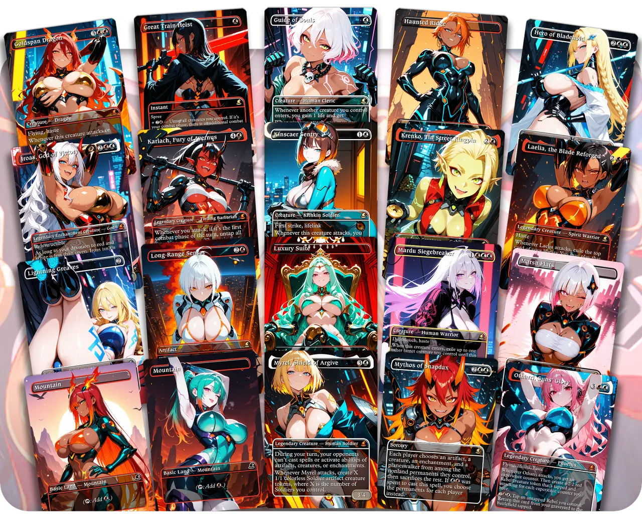 Isshin, Two Heavens as One | Cyberpunk Waifus | Commander Deck