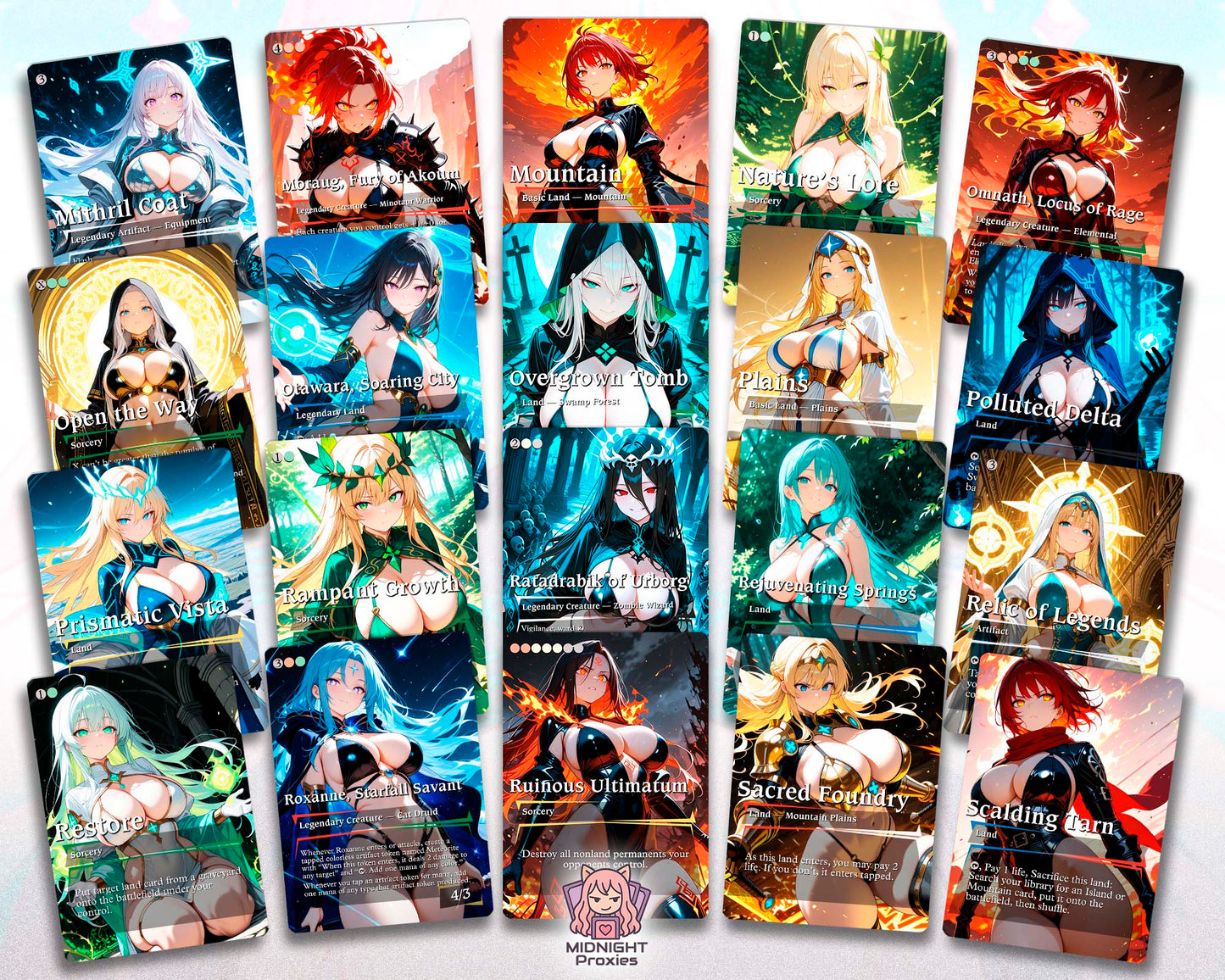 Jodah Legends Aggro | 118 Proxy Cards | Commander EDH Deck (Full MidnightProxies Deck)