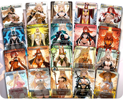 Rin and Seri | Cat and Dog Waifus Tribal | Commander Deck