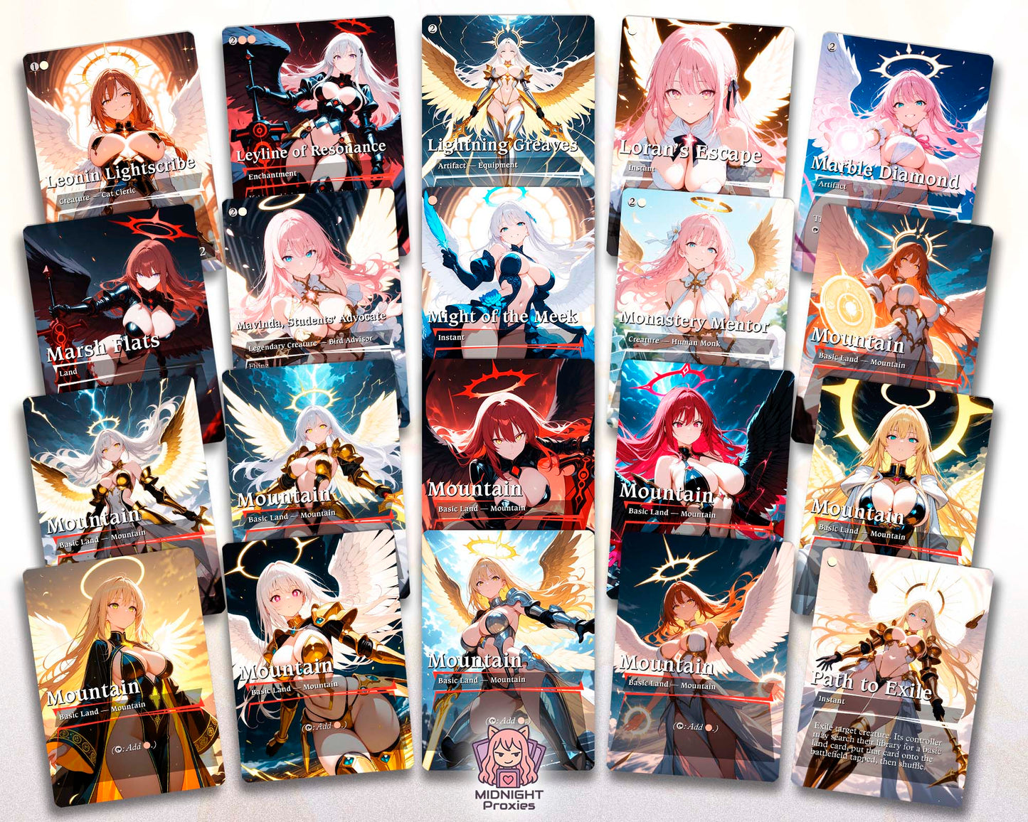 Feather Spellslinger - 118 Proxy Cards  - Commander EDH Deck (Full MidnightProxies Deck)