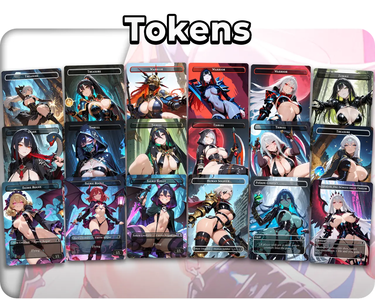 Sephiroth Aristocrats | Evil Waifus Theme | Commander Deck