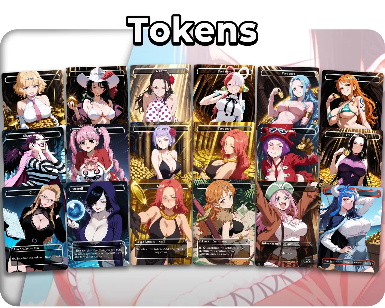Admiral Pirate Tribal | One Piece Waifus | Commander Deck