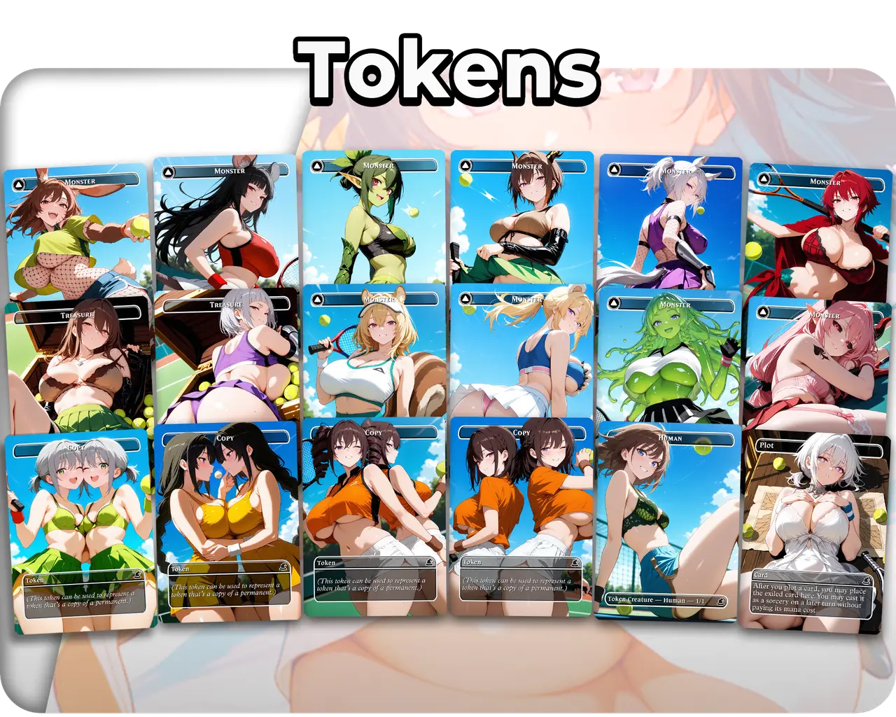 Ellivere of the Wild Court | Tennis Court Waifus | Commander Deck