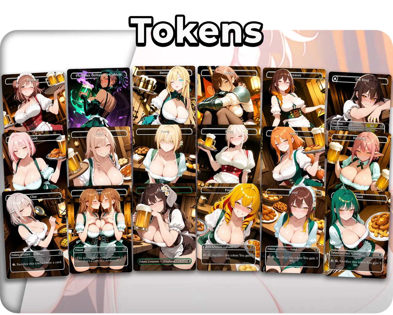 Frodo & Sam Oktoberfest | Beer Maiden Waifus | Commander Deck