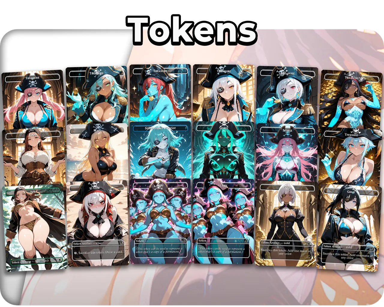 Captain Storm Luxury of the Seas | Pirate Waifus | Commander Deck