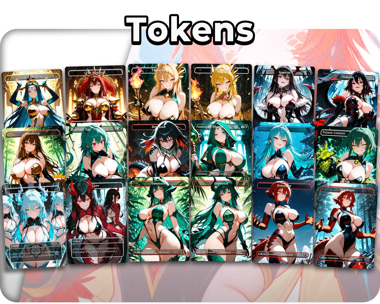 Pantlaza Dinosaur Tribal | Dino Waifus | Commander Deck