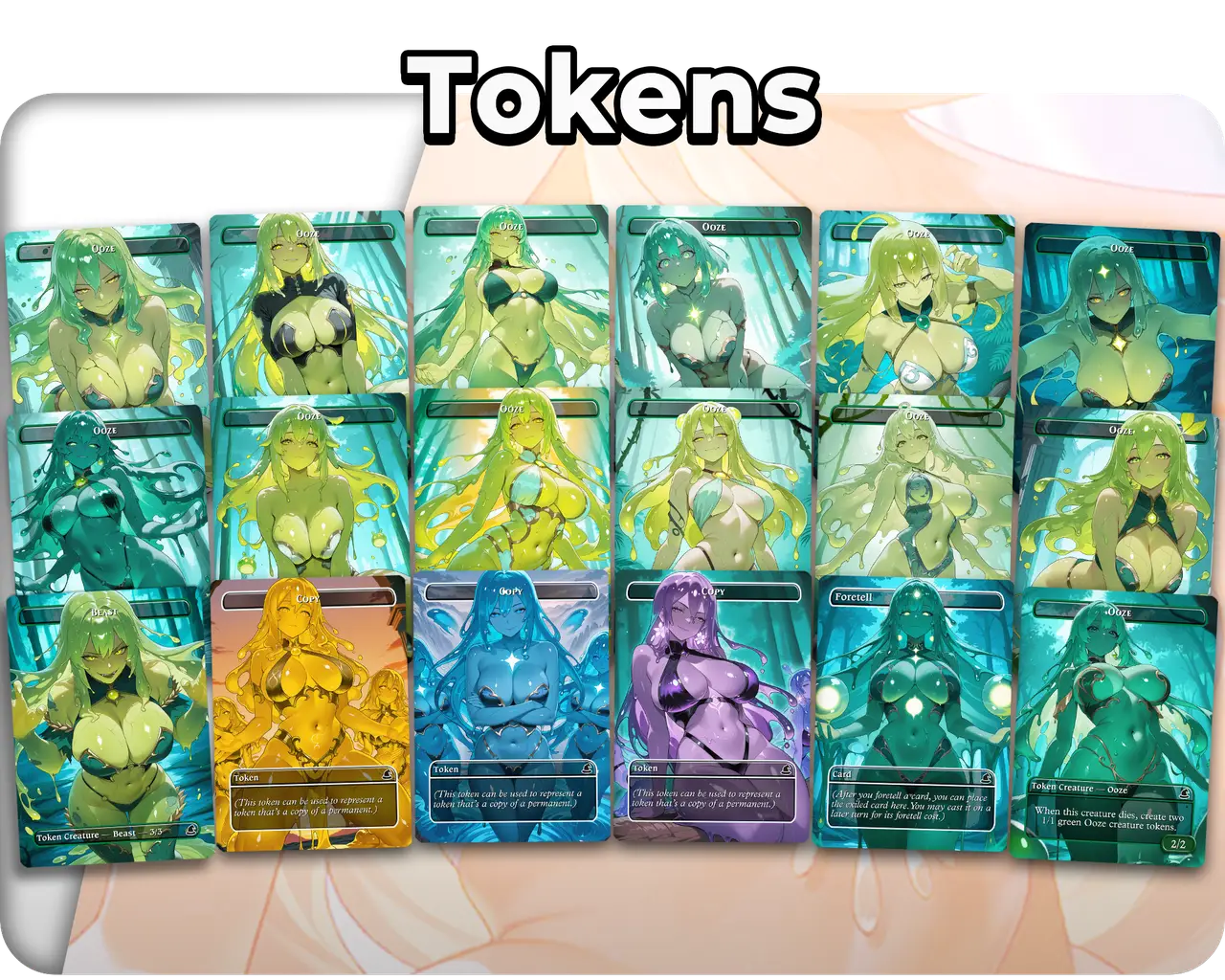 Aeve Ooze Tribal | Slime Waifus Theme | Commander Deck
