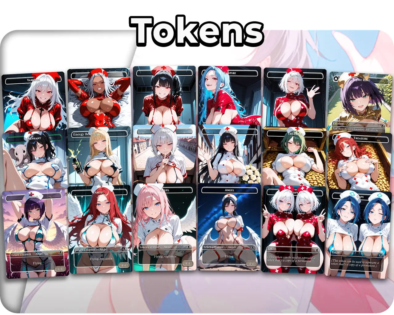 Celestine, the Living Saint | Nurse Waifus | Commander Deck